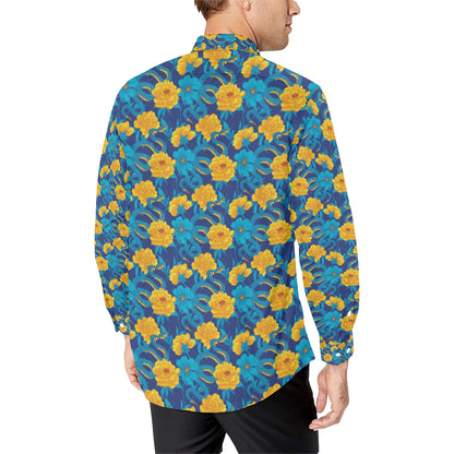 Boa Pattern Print Design 01 Men's Long Sleeve Shirt