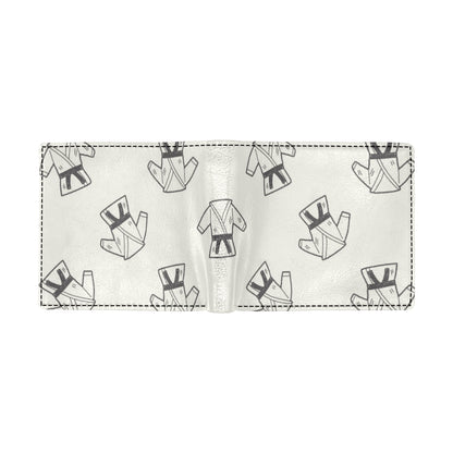 Karate Pattern Print Design 01 Men's ID Card Wallet