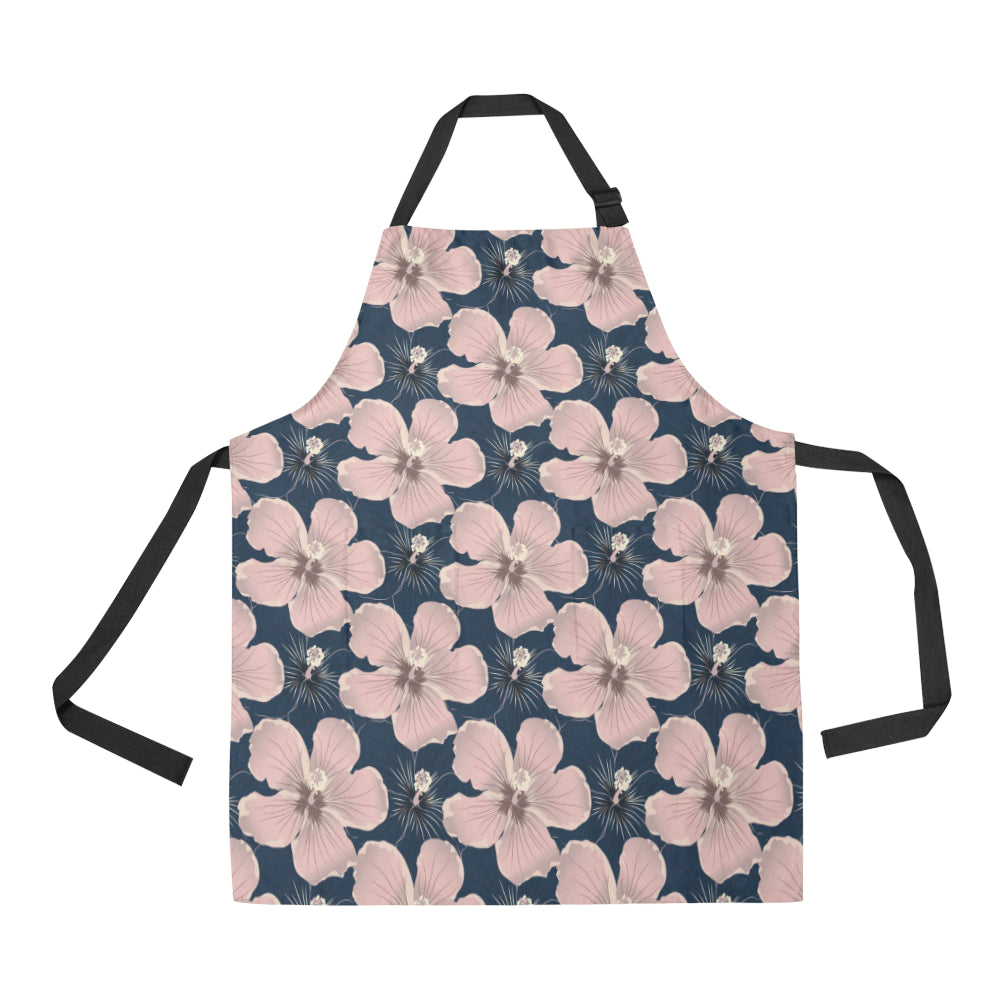 Plumeria Pattern Print Design PM018 Apron with Pocket