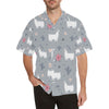 Llama Pattern Print Design 010 Men's Hawaiian Shirt