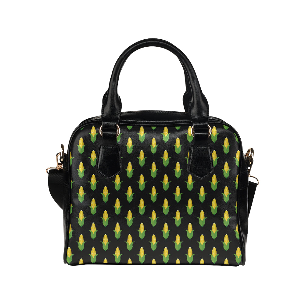 Corn Pattern Print Design 05 Shoulder Handbag