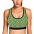 Zombie Eyes Design Pattern Print Sports Bra