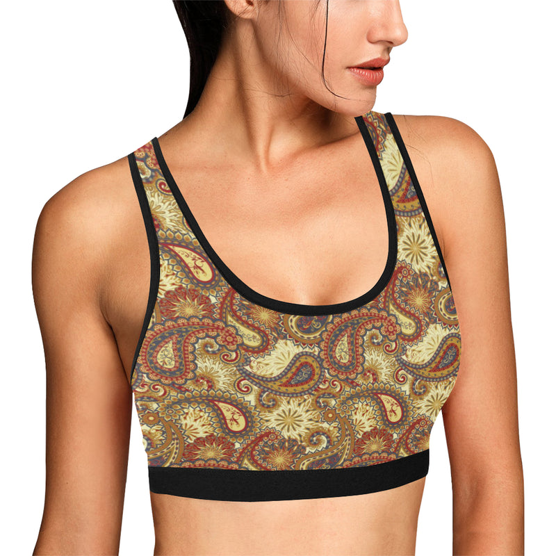 Boho Pattern Print Design 08 Sports Bra