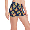 Pear Pattern Print Design PE03 Yoga Shorts