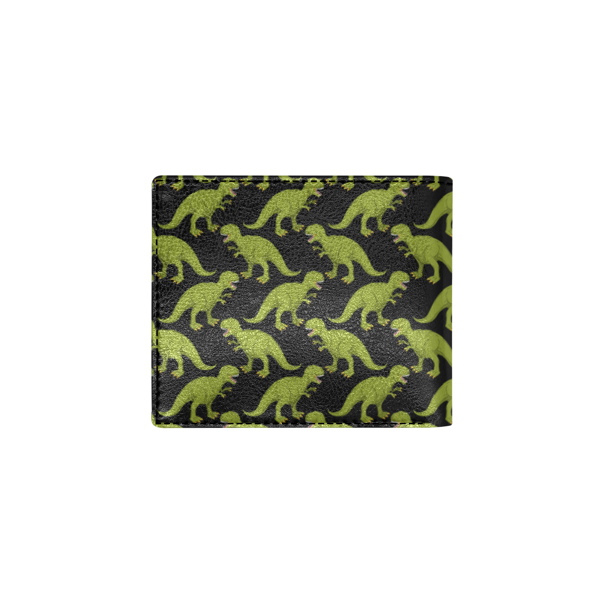 T Rex Pattern Print Design A02 Men's ID Card Wallet
