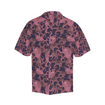 Octopus Pattern Print Design A03 Men's Hawaiian Shirt