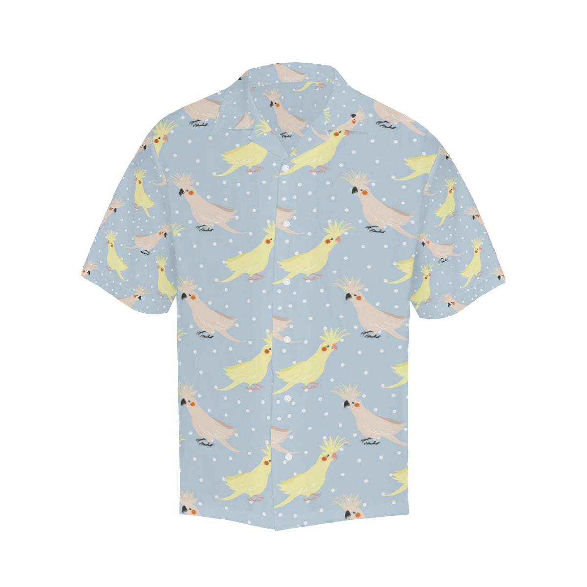 Cockatiel Pattern Print Design 03 Men's Hawaiian Shirt