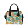 Mountain Pattern Print Design 02 Shoulder Handbag