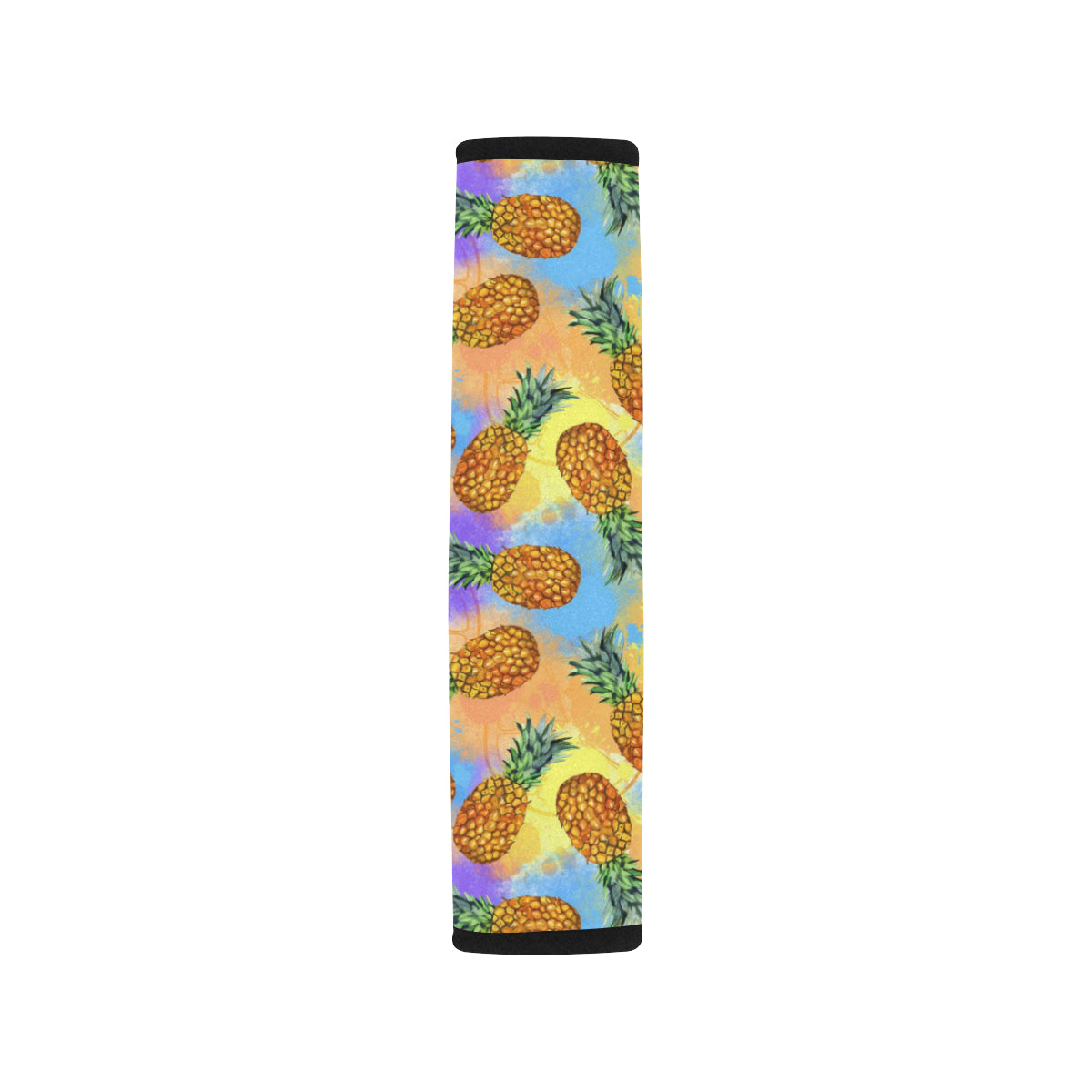Pineapple Pattern Print Design PP09 Car Seat Belt Cover