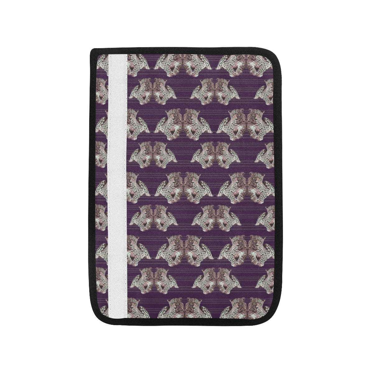 Leopard Pattern Print Design 01 Car Seat Belt Cover