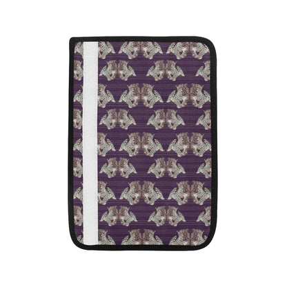 Leopard Pattern Print Design 01 Car Seat Belt Cover