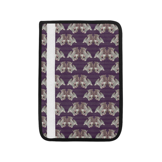 Leopard Pattern Print Design 01 Car Seat Belt Cover