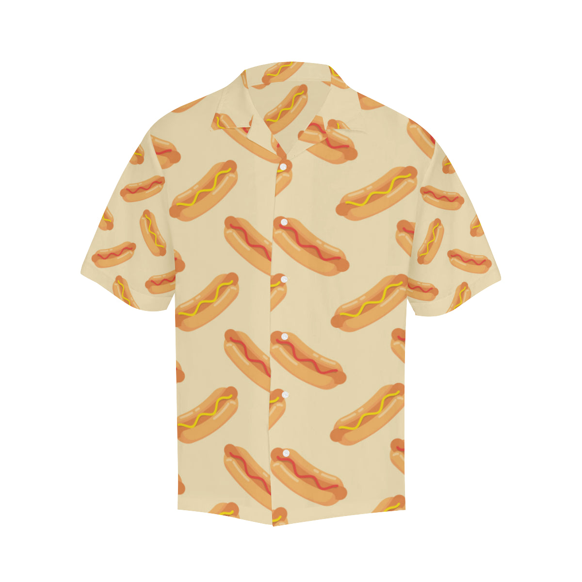 Hot Dog Pattern Print Design 05 Men's Hawaiian Shirt