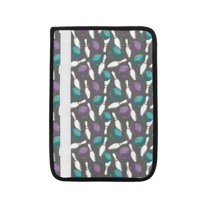 Bowling Pattern Print Design 03 Car Seat Belt Cover
