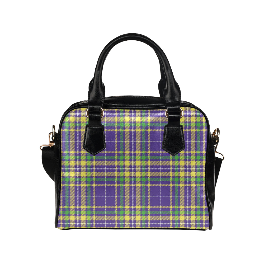 Mardi Gras Pattern Print Design 010 Shoulder Handbag