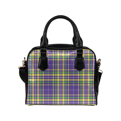 Mardi Gras Pattern Print Design 010 Shoulder Handbag
