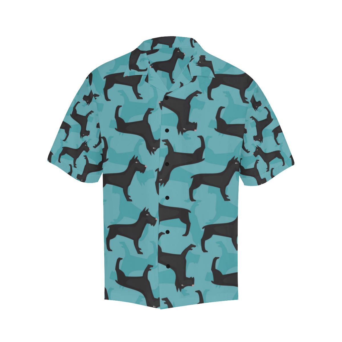 Schnauzers Pattern Print Design A01 Men's Hawaiian Shirt