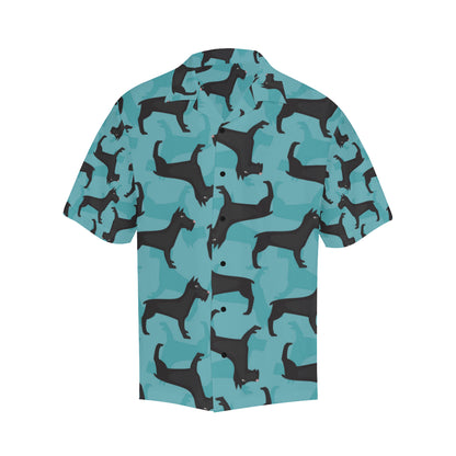 Schnauzers Pattern Print Design A01 Men's Hawaiian Shirt