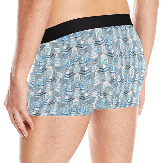 City  Pattern Print Design 03 Men's Boxer Briefs