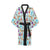 Bear Cute Pattern Print Design 03 Women's Short Kimono