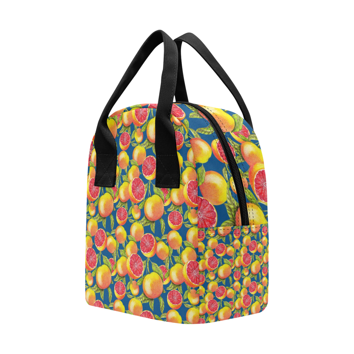 Grapefruit Pattern Print Design GF04 Insulated Lunch Bag