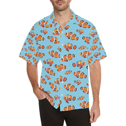 Clownfish Pattern Print Design 01 Men's Hawaiian Shirt