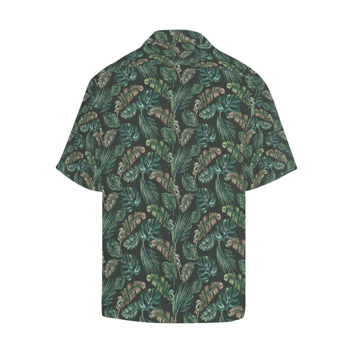 Banana Leaf Pattern Print Design 05 Men's Hawaiian Shirt