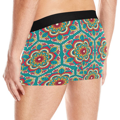 Mandala Pattern Print Design 03 Men's Boxer Briefs