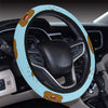 Poop Emoji Pattern Print Design A03 Steering Wheel Cover with Elastic Edge