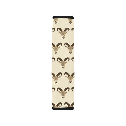 Goat Pattern Print Design 01 Car Seat Belt Cover