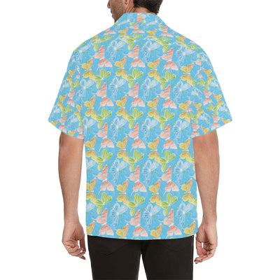 Butterfly Pattern Print Design 05 Men's Hawaiian Shirt