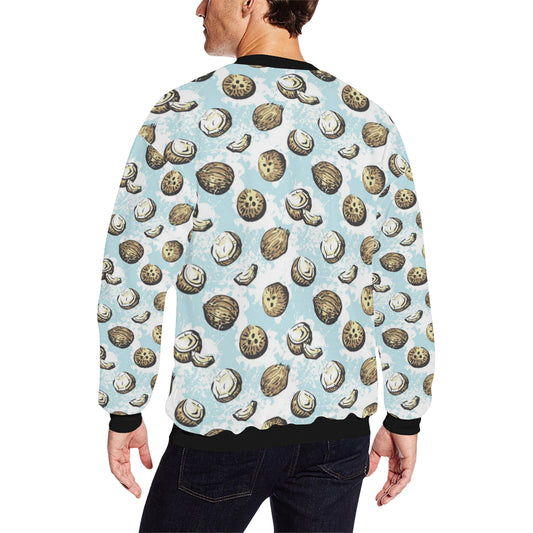 Coconut Pattern Print Design CN01 Men Long Sleeve Sweatshirt