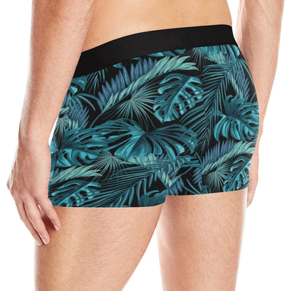 Palm Leaf Pattern Print Design A03 Men's Boxer Briefs