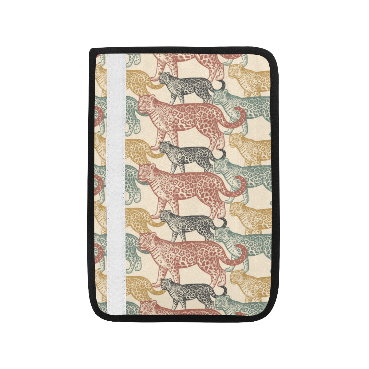 Jaguar Pattern Print Design 01 Car Seat Belt Cover