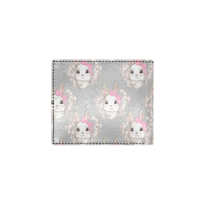 Rabbit Pattern Print Design RB07 Men's ID Card Wallet
