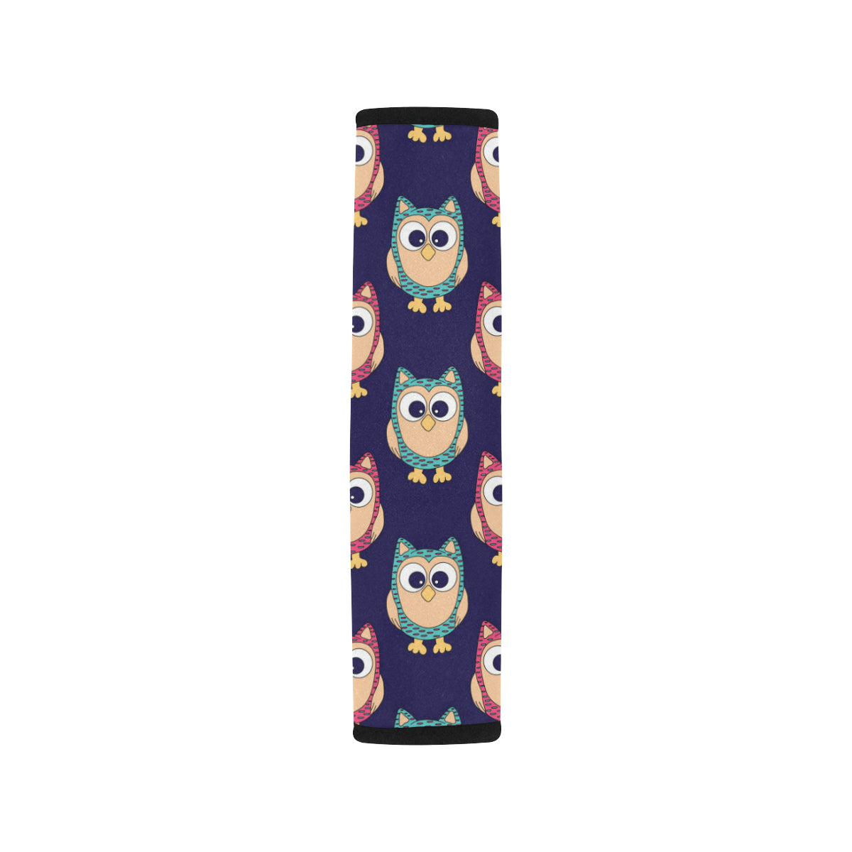 Owl Pattern Print Design A06 Car Seat Belt Cover