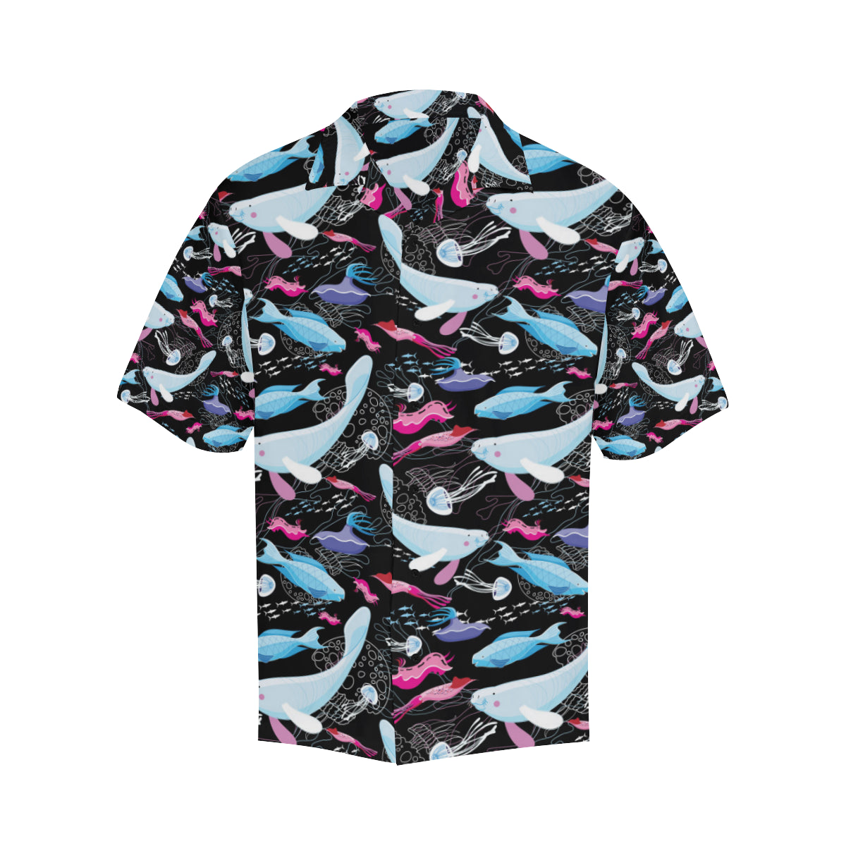 Manatee Pattern Print Design 02 Men's Hawaiian Shirt