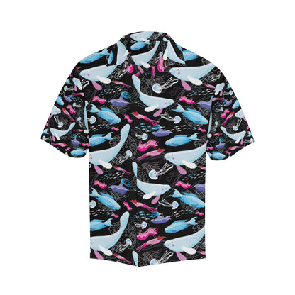 Manatee Pattern Print Design 02 Men's Hawaiian Shirt