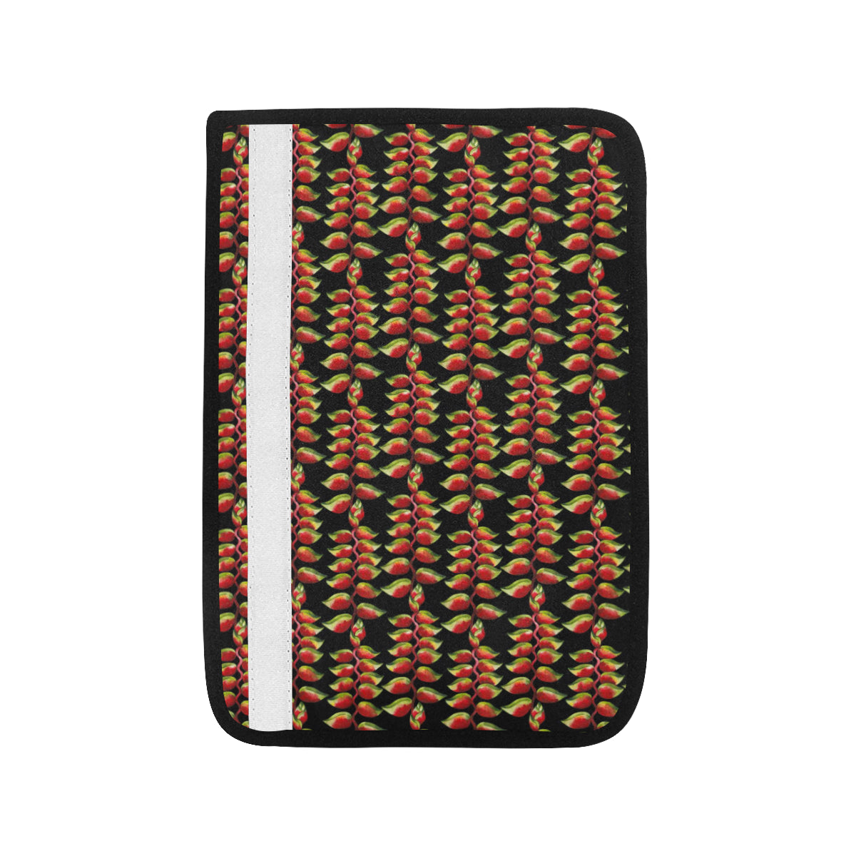 Heliconia Pattern Print Design HL05 Car Seat Belt Cover
