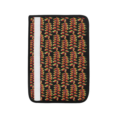 Heliconia Pattern Print Design HL05 Car Seat Belt Cover