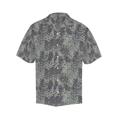 Camouflage Fern Pattern Print Design 05 Men's Hawaiian Shirt