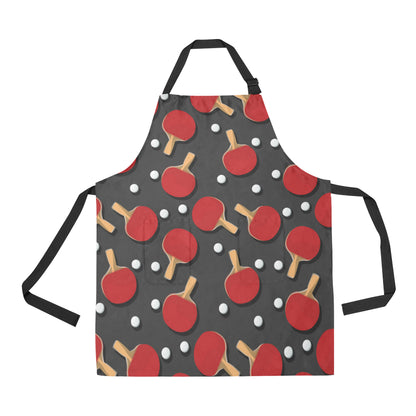 Ping Pong Pattern Print Design A05 Apron with Pocket