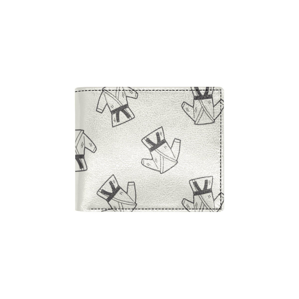 Karate Pattern Print Design 01 Men's ID Card Wallet