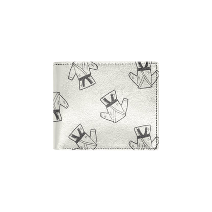 Karate Pattern Print Design 01 Men's ID Card Wallet