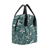 Tropical Palm Leaves Pattern Insulated Lunch Bag