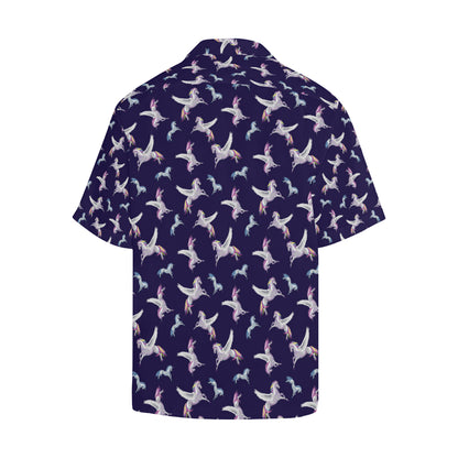 Pegasus Pattern Print Design 02 Men's Hawaiian Shirt
