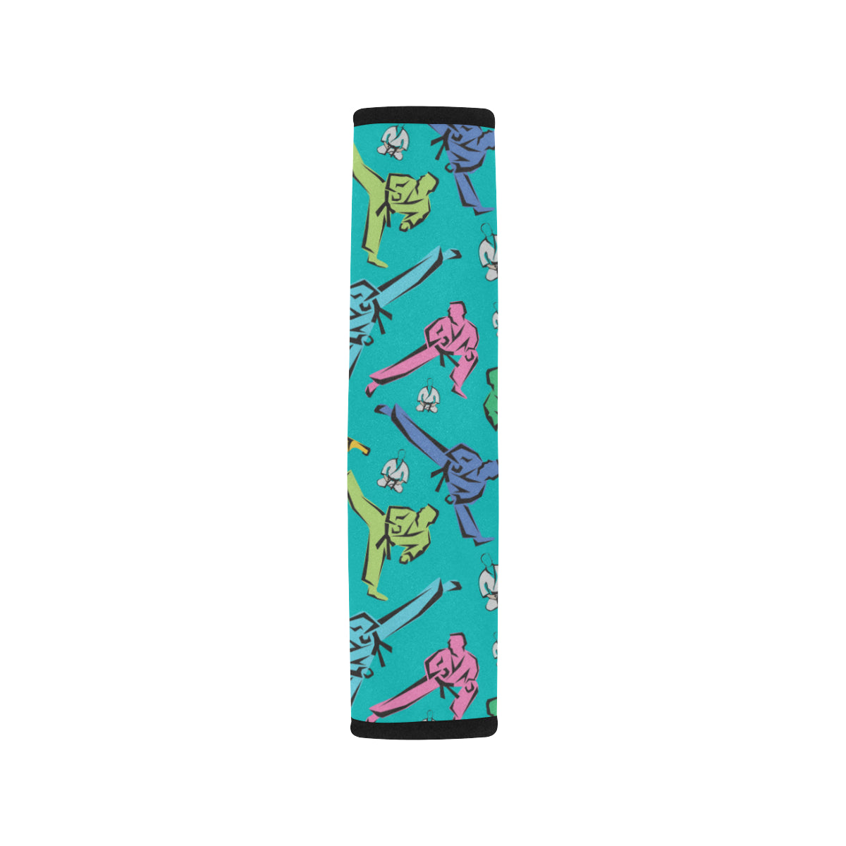 Judo Pattern Print Design 01 Car Seat Belt Cover