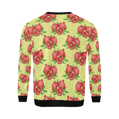 Pomegranate Pattern Print Design PG07 Men Long Sleeve Sweatshirt