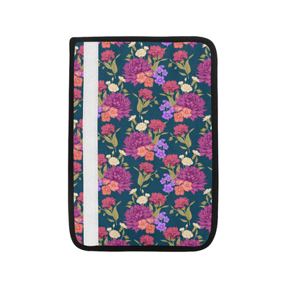 Dahlia Pattern Print Design DH01 Car Seat Belt Cover