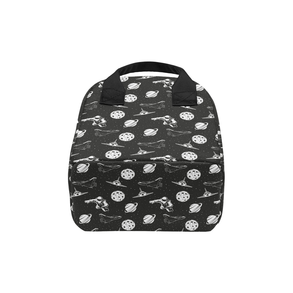 Space Astronauts Print Insulated Lunch Bag